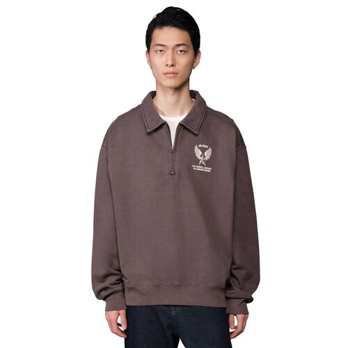 Alpha Industries Essential 1/4 Zip Relaxed Fit Sweatshirt (Aircorp)