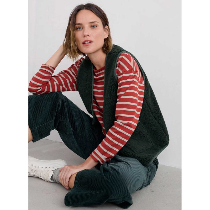 Seasalt Cornwall Well Wisher Gilet Coppice image number 3