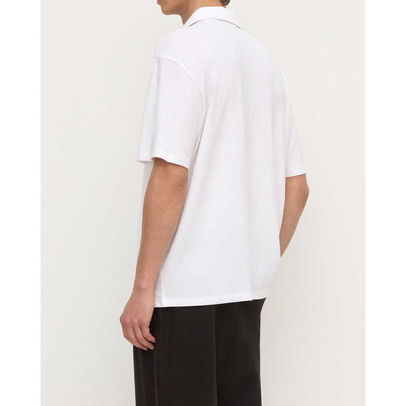 Assembly Label Alonzo Knit Polo White image number 1