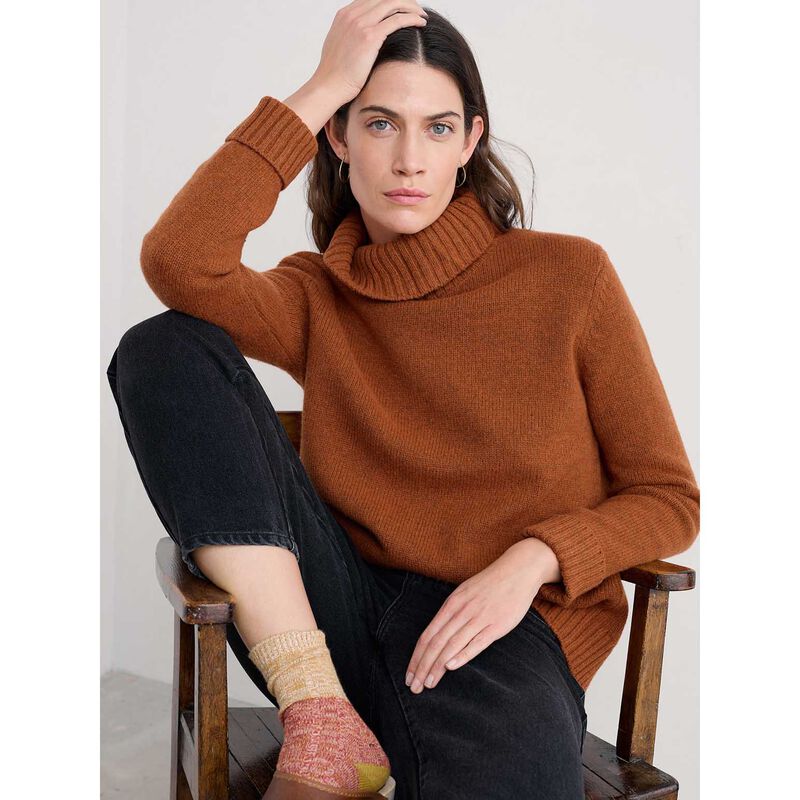 Seasalt Cornwall Braque Jumper Rusted image number 2