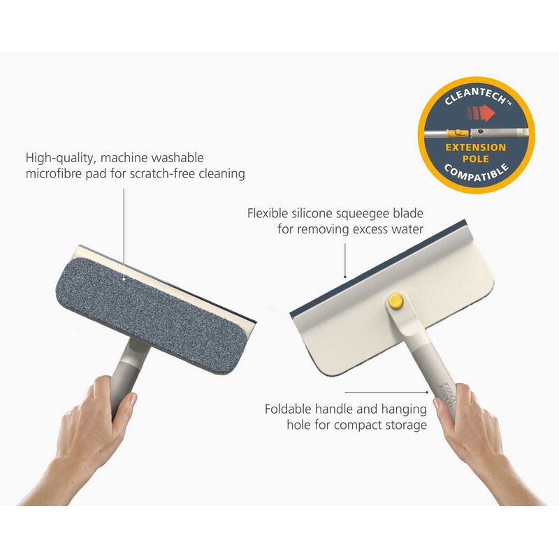 Joseph Joseph CleanTech™ 2-in-1 Glass Cleaning Squeegee image number 1