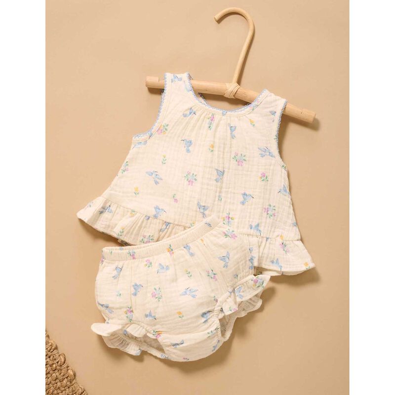 Purebaby Ruffle Set image number 1