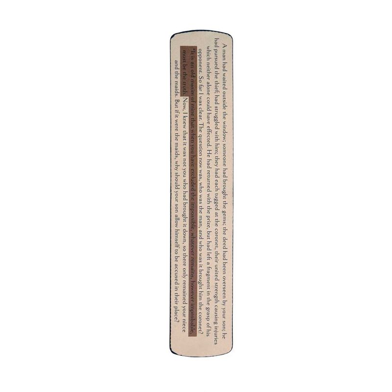 The Reading Room Shelock Holmes PU Bookmark image number 2