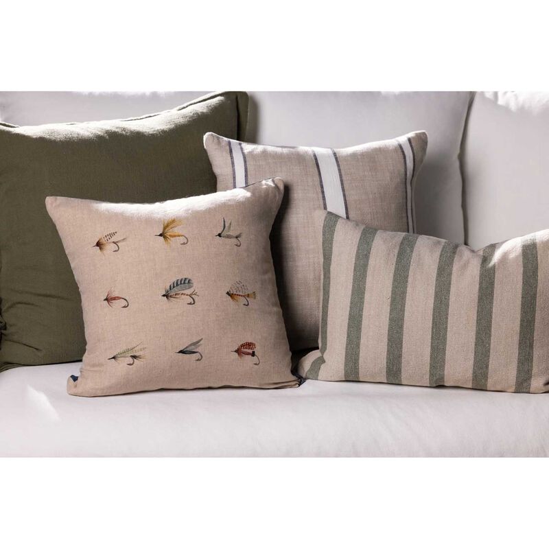 Wallace Cotton Lennon Large Square Cushion Cover 55x55cm image number 3
