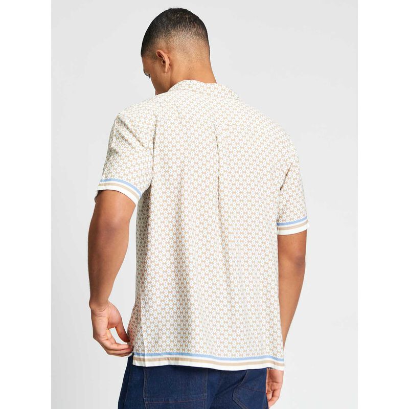 Ben Sherman Geo Border Print Shirt image number 1