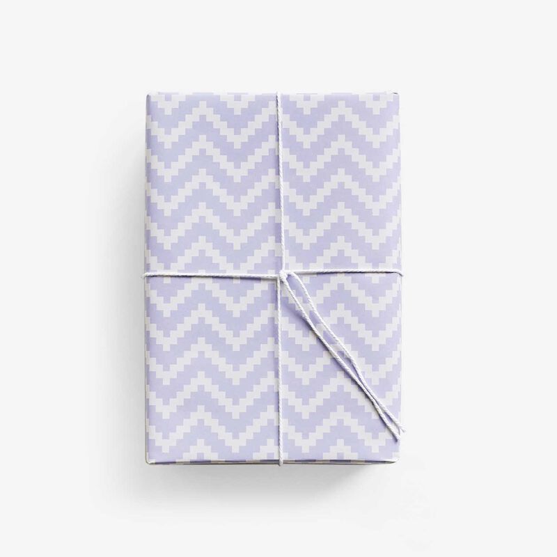 Lettuce Zig Zag Wrapping Paper image number 1