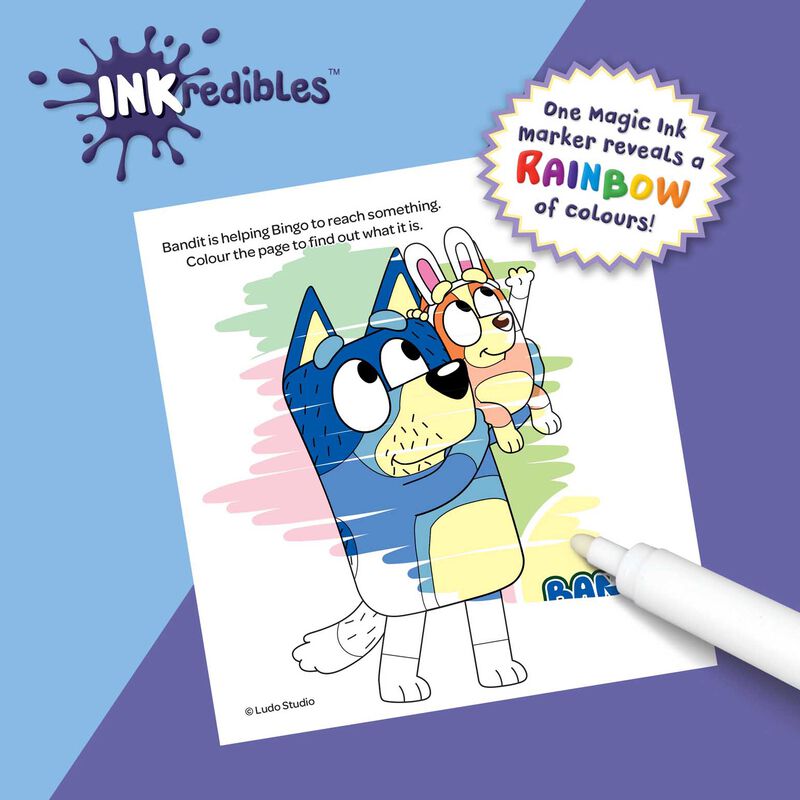 Hinkler Inkredibles Magic Ink Bluey Easter image number 1