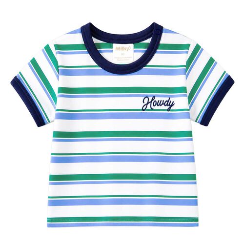 Milky Howdy Stripe Tee 00-1Y