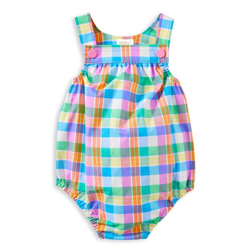 Milky Carnival Check Playsuit 00-1Y