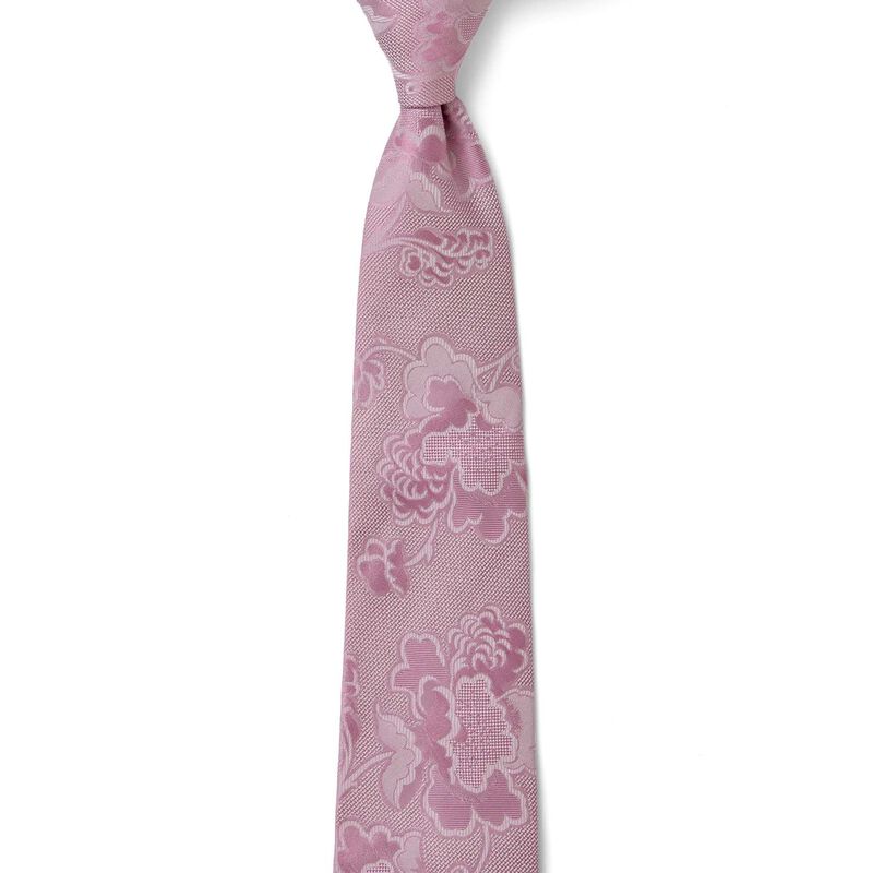 Cambridge Jacquard Floral 7.5cm Tie image number 6