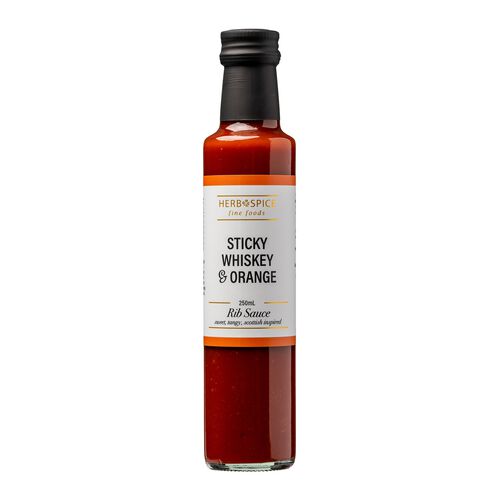 The Herb & Spice Mill Sticky Whisky & Orange Rib Sauce 250ml