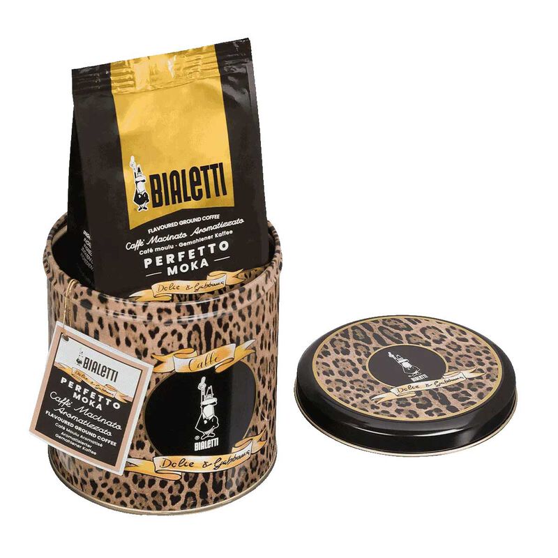 Bialetti x Dolce & Gabbana Perfetto Audace Leopardo Tin 200g image number 0