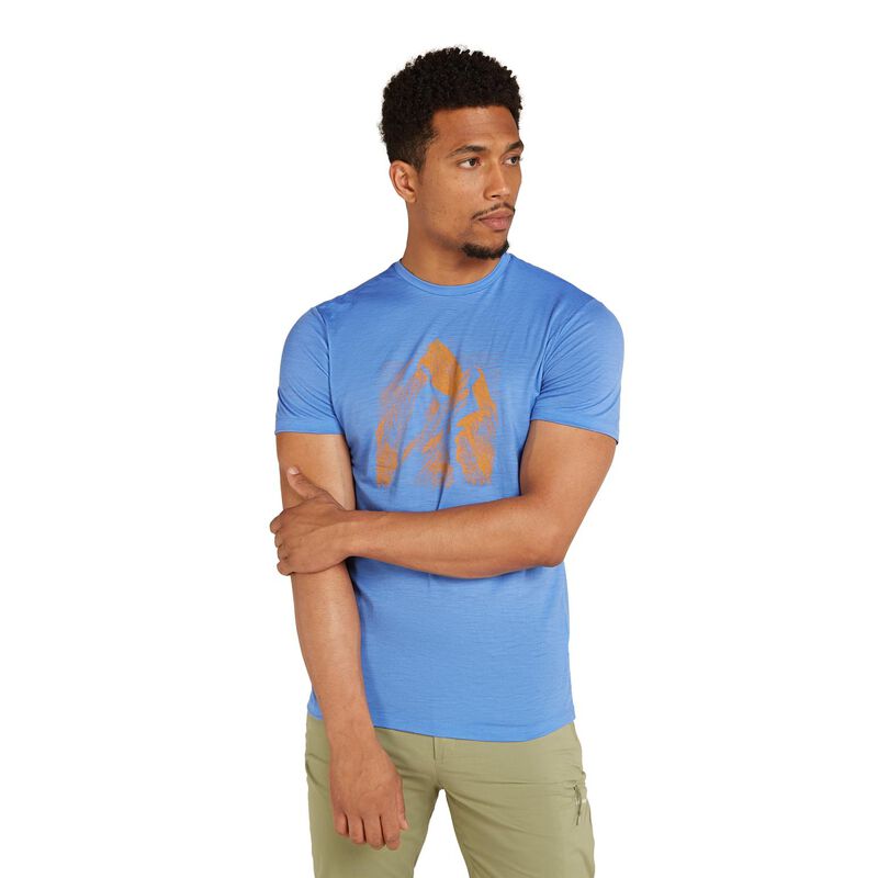 Icebreaker M Merino 150 Tech Lite SS Tee Granite Adventures image number 0