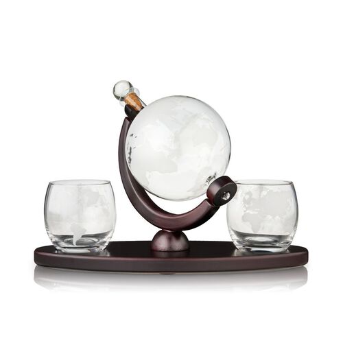 Globe Decanter & Whiskey Tumblers Set By Viski&reg;