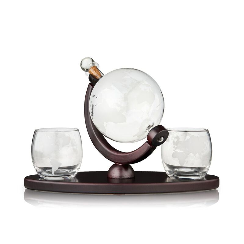 Globe Decanter & Whiskey Tumblers Set By Viski&reg; image number 0