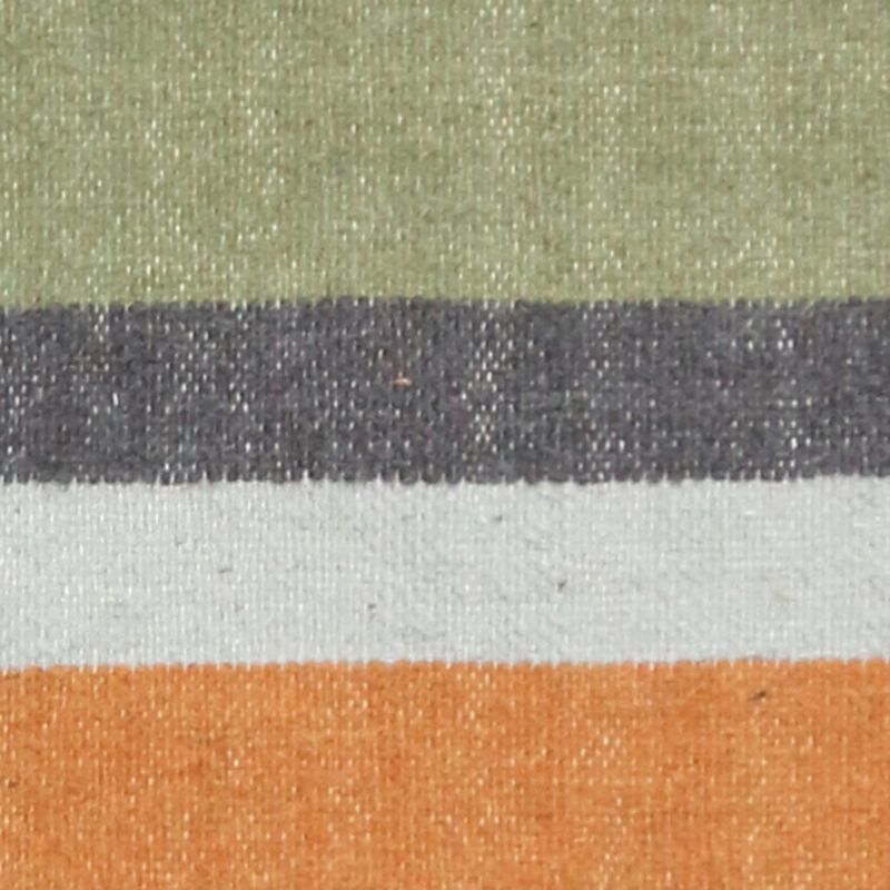 CC Interiors Orange/Green Multi Stripe Rug 120x180 image number 1