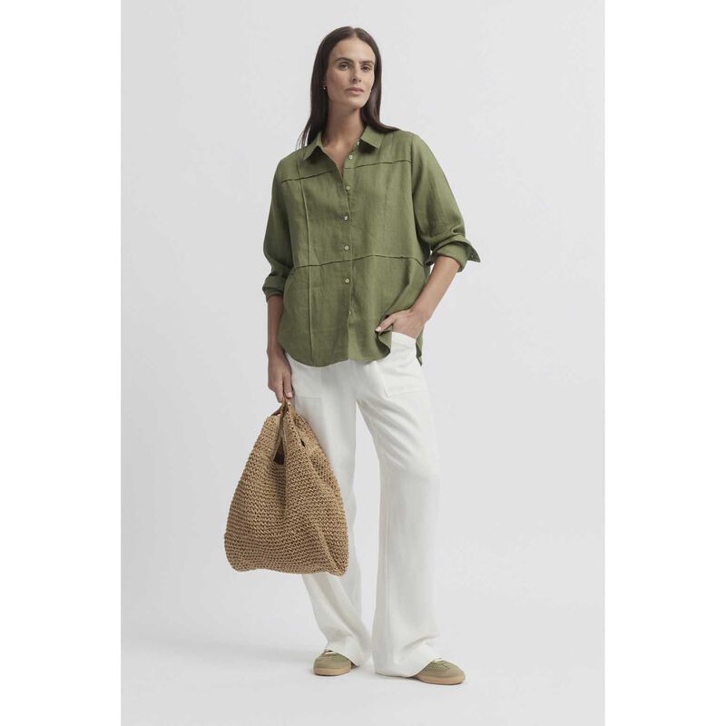 Yarra Trail Tirari Pintuck Shirt image number 3