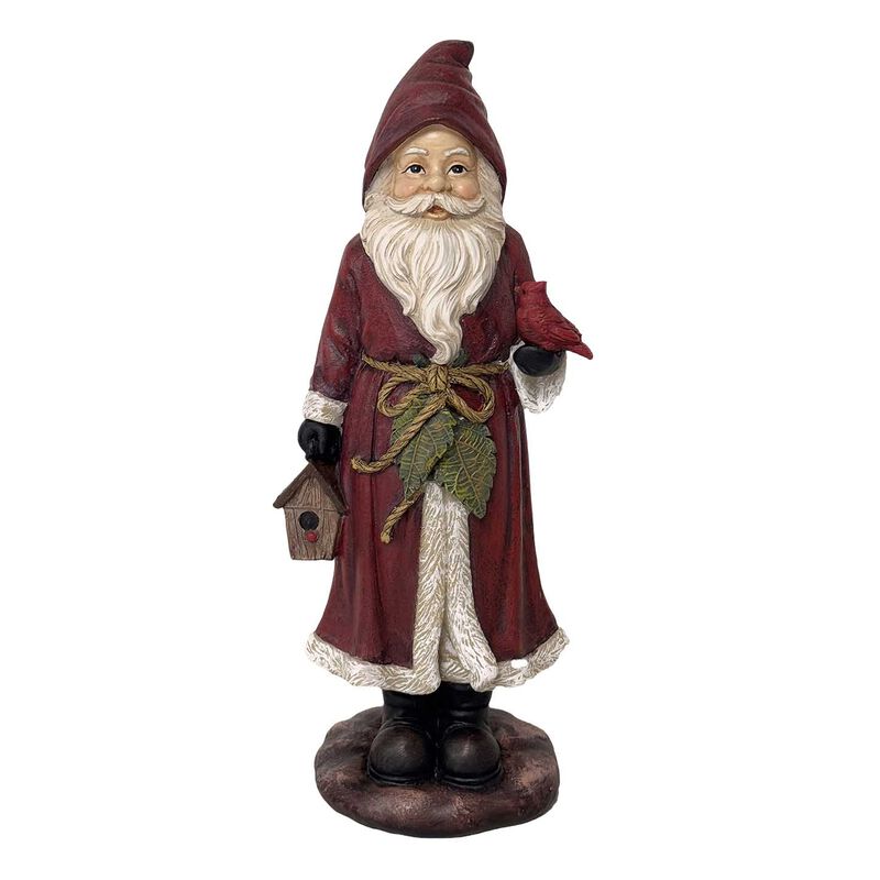 French Country Traditional Santa with Bird image number 0