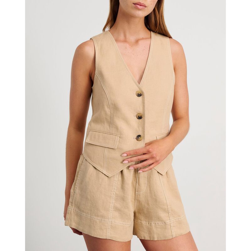 JAG Sabine Linen Vest image number 6