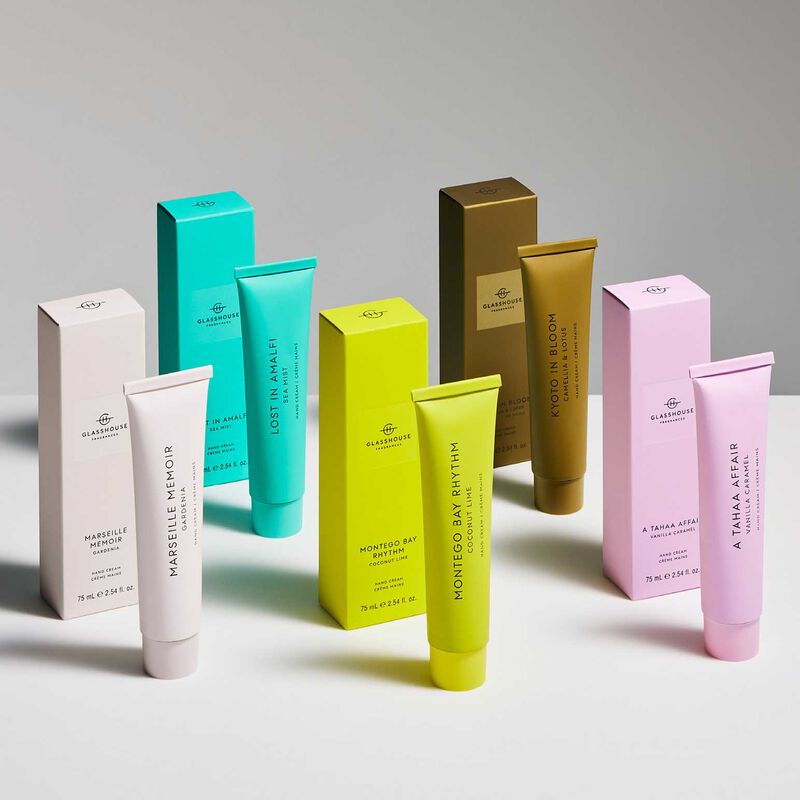 Glasshouse Fragrances 75ml Hand Cream - A Tahaa Affair image number 1