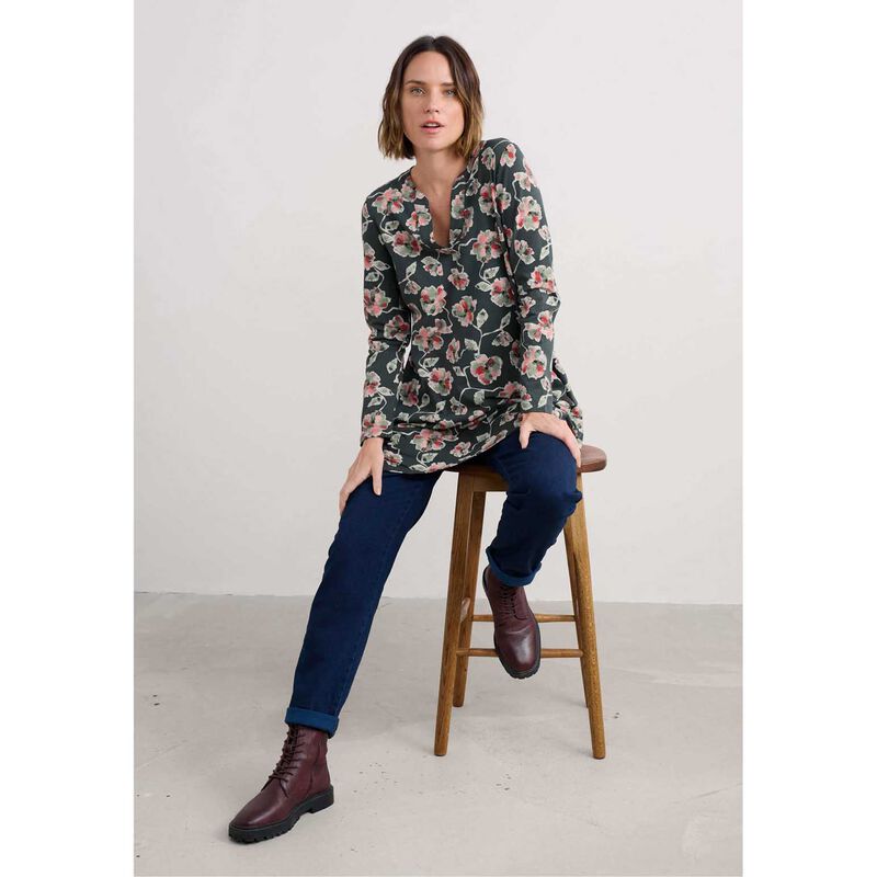 Seasalt Cornwall Wreathe Tunic Artist Camellia Coppice image number 2