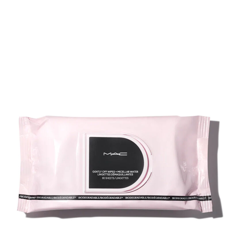 MAC Gently Off Wipes + Micellar Water Biodegradable 80-Count image number 0