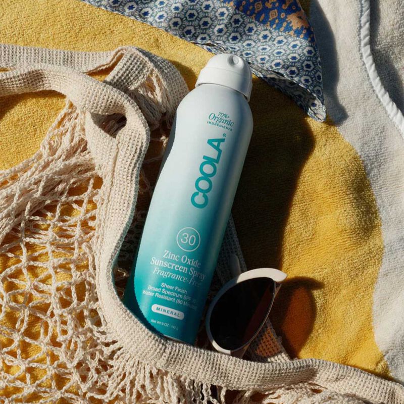 COOLA Zinc Oxide Sunscreen Spray SPF30 142ml - Fragrance Free image number 2