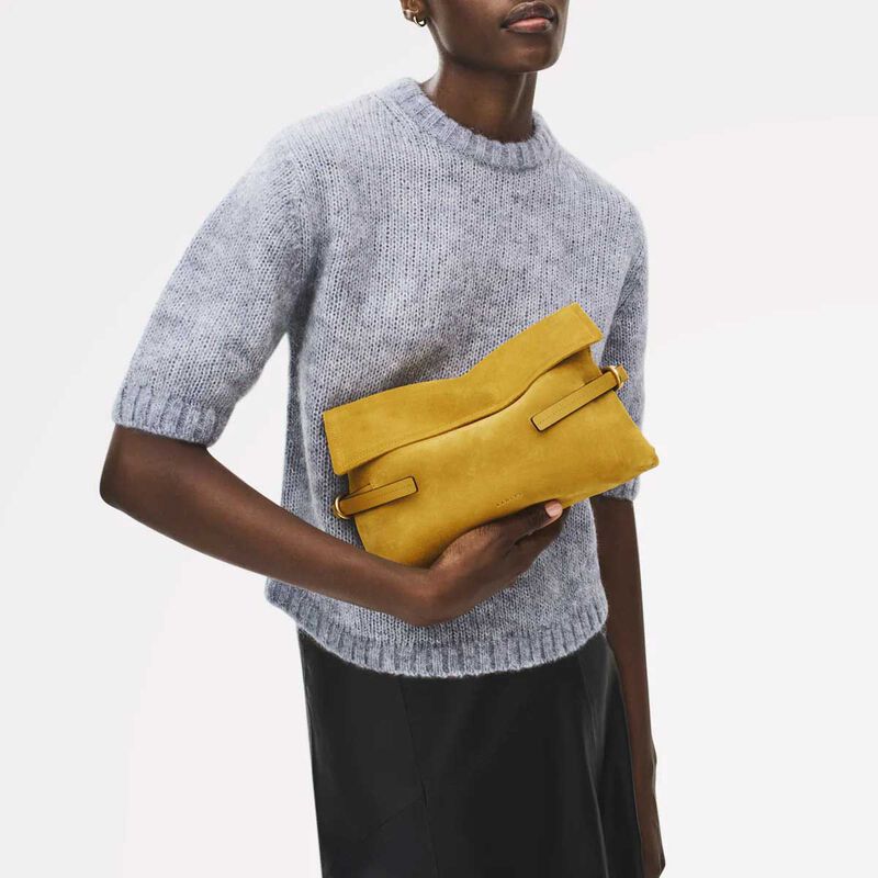 Radley Fleet Street Suede Medium Flapover Clutch Bag image number 1