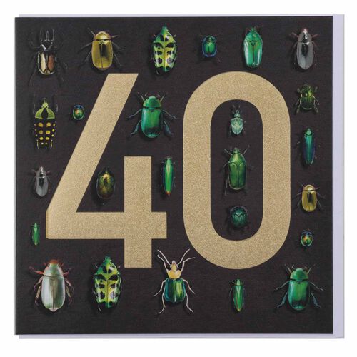 Museums & Galleries Beetles 40 Card