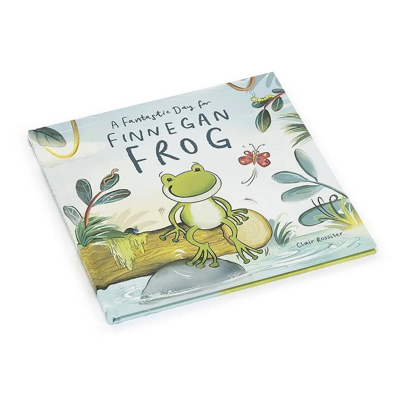 Jellycat A Fantastic Day for Finnegan Frog Book image number 2