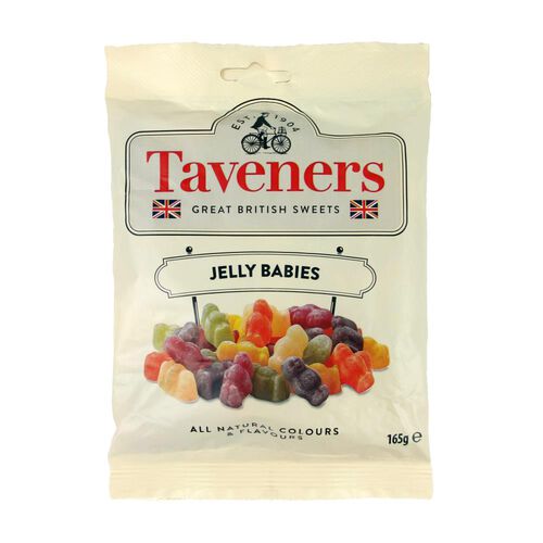 Taveners Great British Sweets Jelly Babies 165g