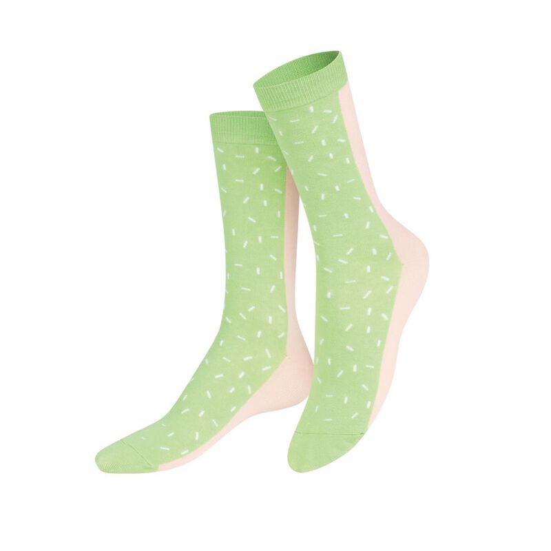Eat My Socks Dolce Gelato Pink And Green Socks image number 2