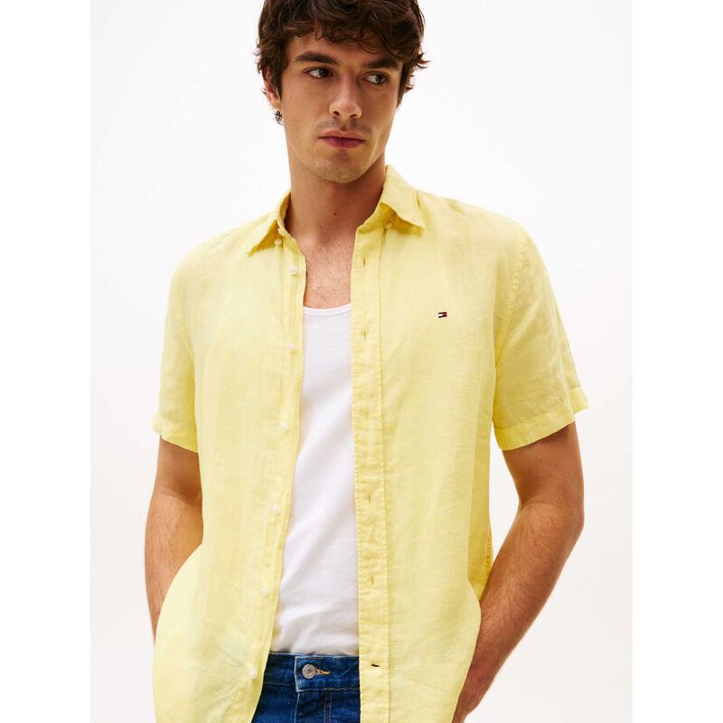 Tommy Hilfiger Washed Pure Linen Shirt image number 2