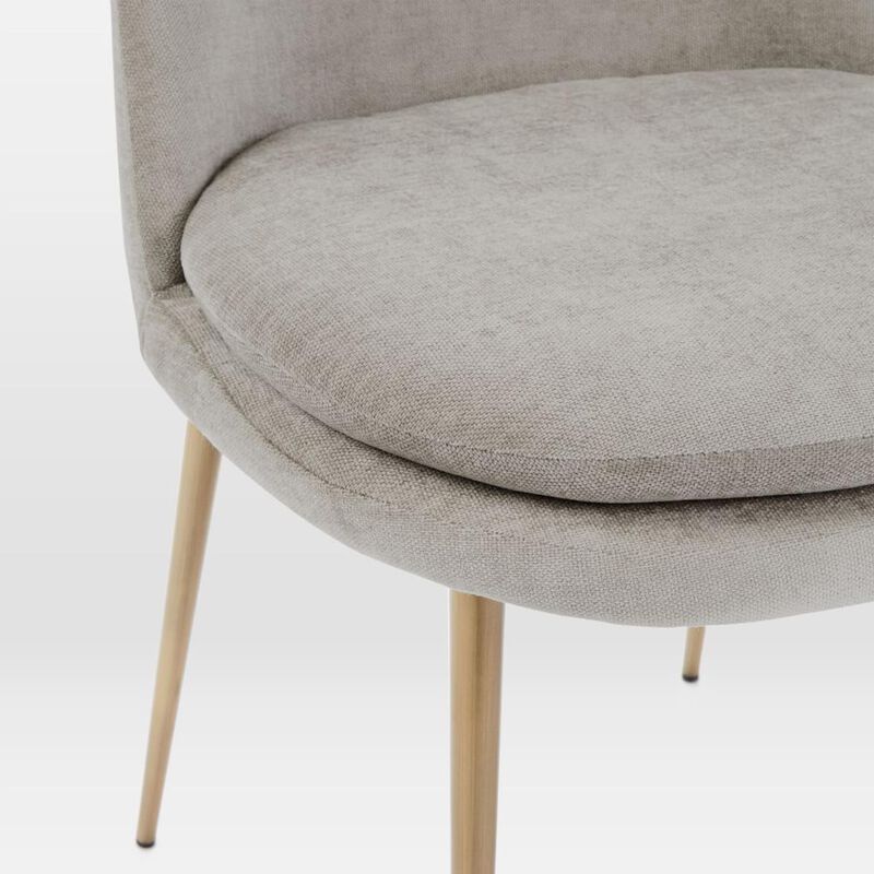 West Elm Finley Low-Back Upholstered Dining Chair image number 1