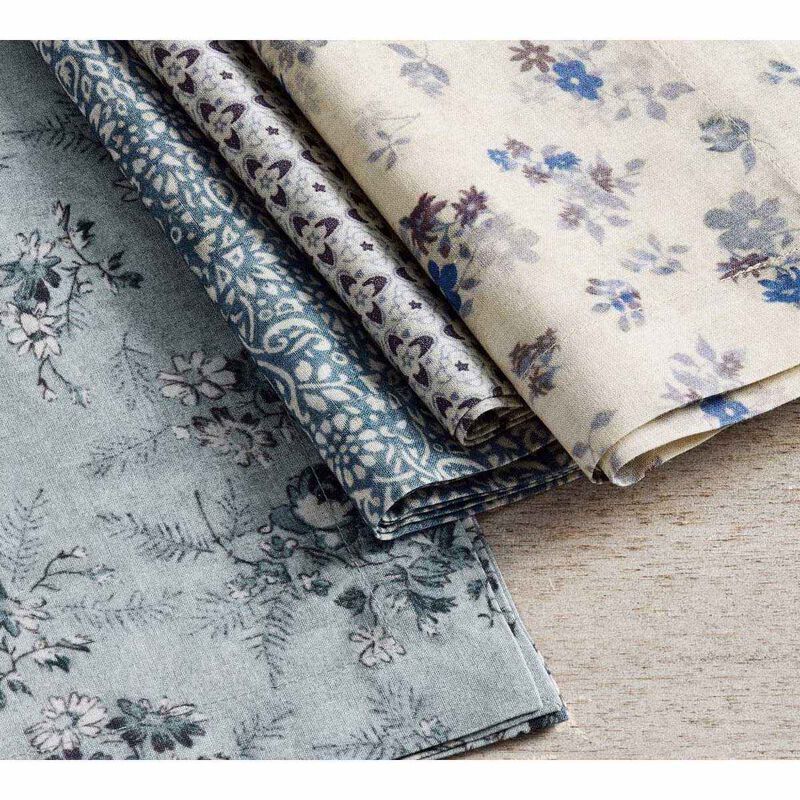 Pottery Barn Timeless Florals Mixed Napkin 50cm Set Of 4 image number 1