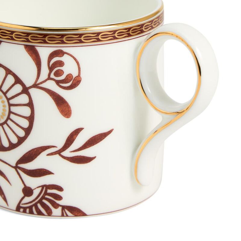 Wedgwood Red Splendour Mug 270ml White/Red image number 1