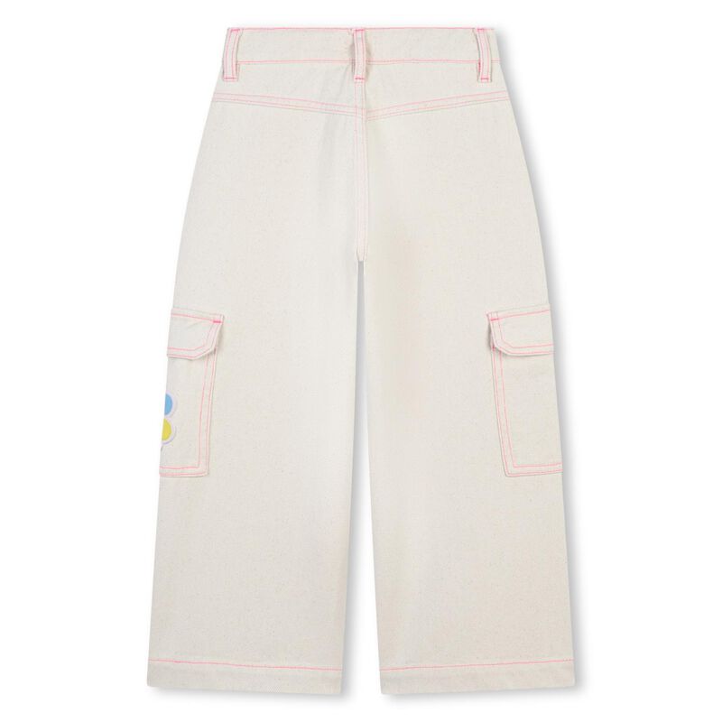 Billieblush Fancy Badge Twill Trouser 5Y - 10Y image number 2
