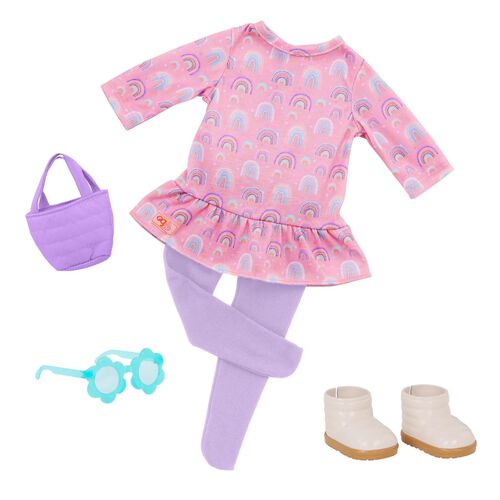 Our Generation Dolls Regular Outfit - Bright as a Rainbow