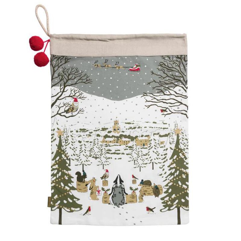 Sophie Allport Christmas Sack - Festive Party - Festive Forest image number 0