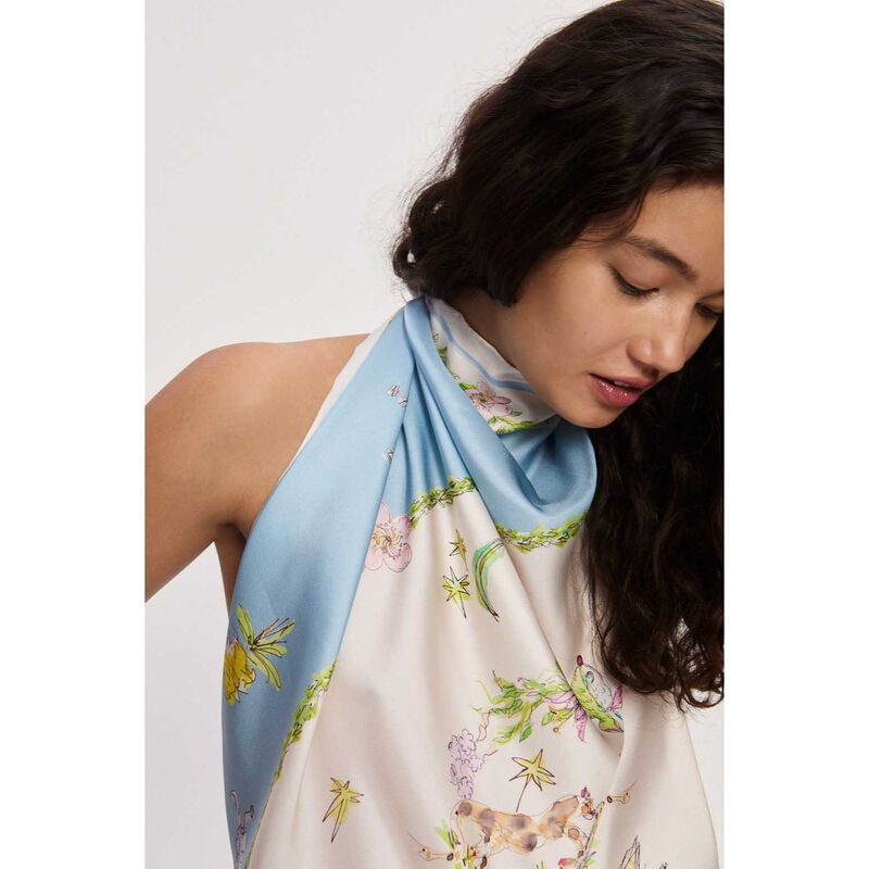ALÉMAIS Anouk Silk Scarf image number 1