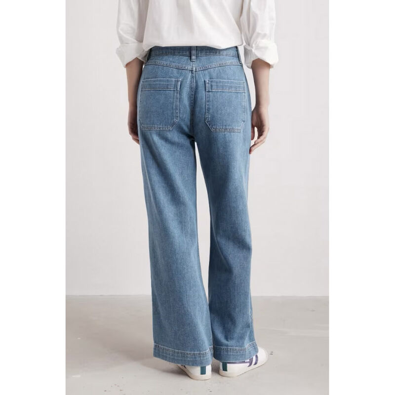 Seasalt Cornwall Sennen Cove Jean Mid Wash Grain image number 1