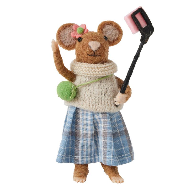 Pilbeam Poppy Felt Mouse image number 0