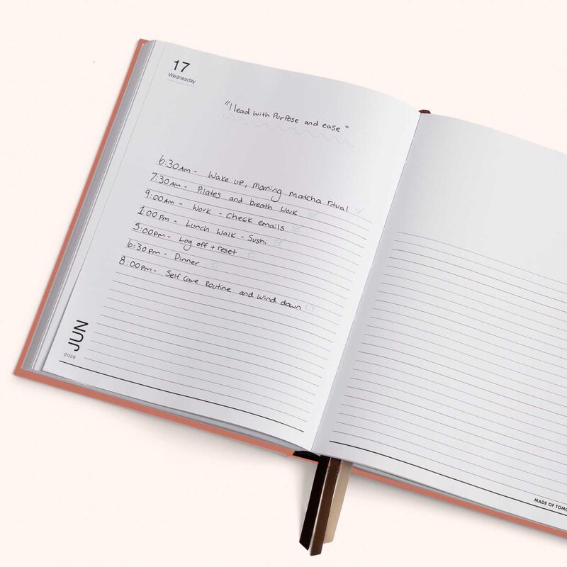 Made of Tomorrow 2026 Grand Daily Diary Classic - Sorbet image number 1