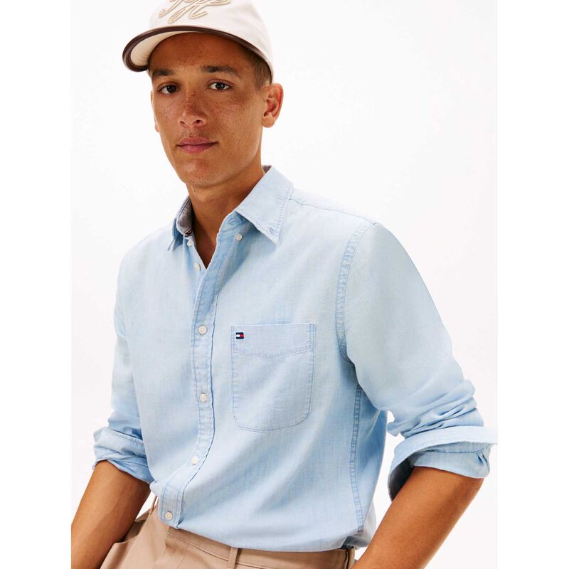 Tommy Hilfiger Chambray Pocket Regular Fit Shirt image number 2