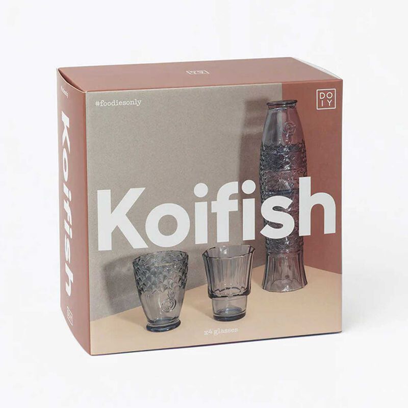 DOIY Stacking Glasses Koifish Blue image number 2