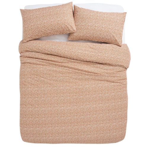 Città Forget Me Not Duvet Cover Toffee/Nougat K 245x210cm