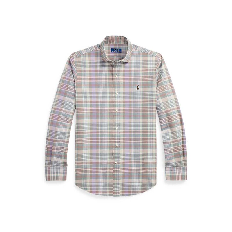 Polo Ralph Lauren Custom Fit Tattersall Oxford Shirt image number 2