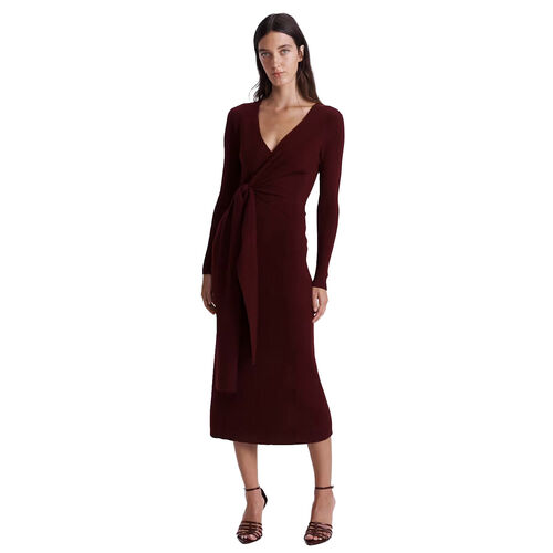 SABA Elle Wrap Knit Dress