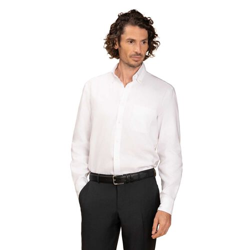 Rembrandt Ohope White Oxford Button Down Shirt