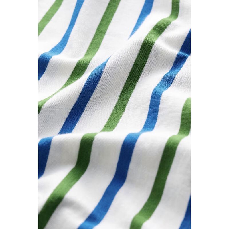 Seasalt Cornwall Men's Sailor Shirt Duet Breton Chalk Waterside image number 2